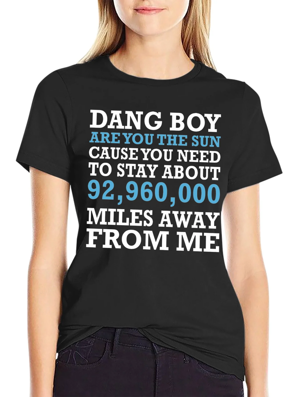 Dang Boy Sun Graphic T-Shirt - Funny Novelty Tee