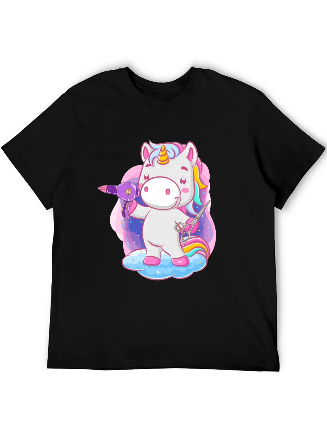 Unicorn Hair Stylist Graphic T-Shirt
