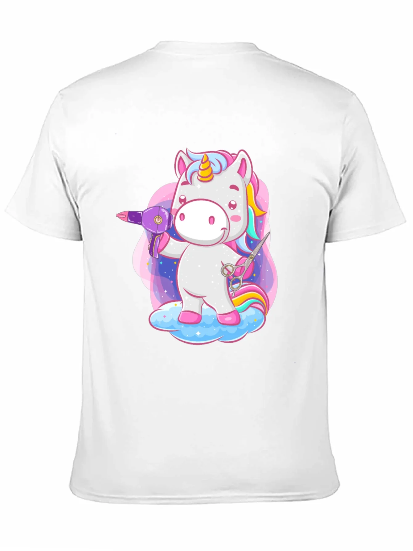 Unicorn Hair Stylist Graphic T-Shirt
