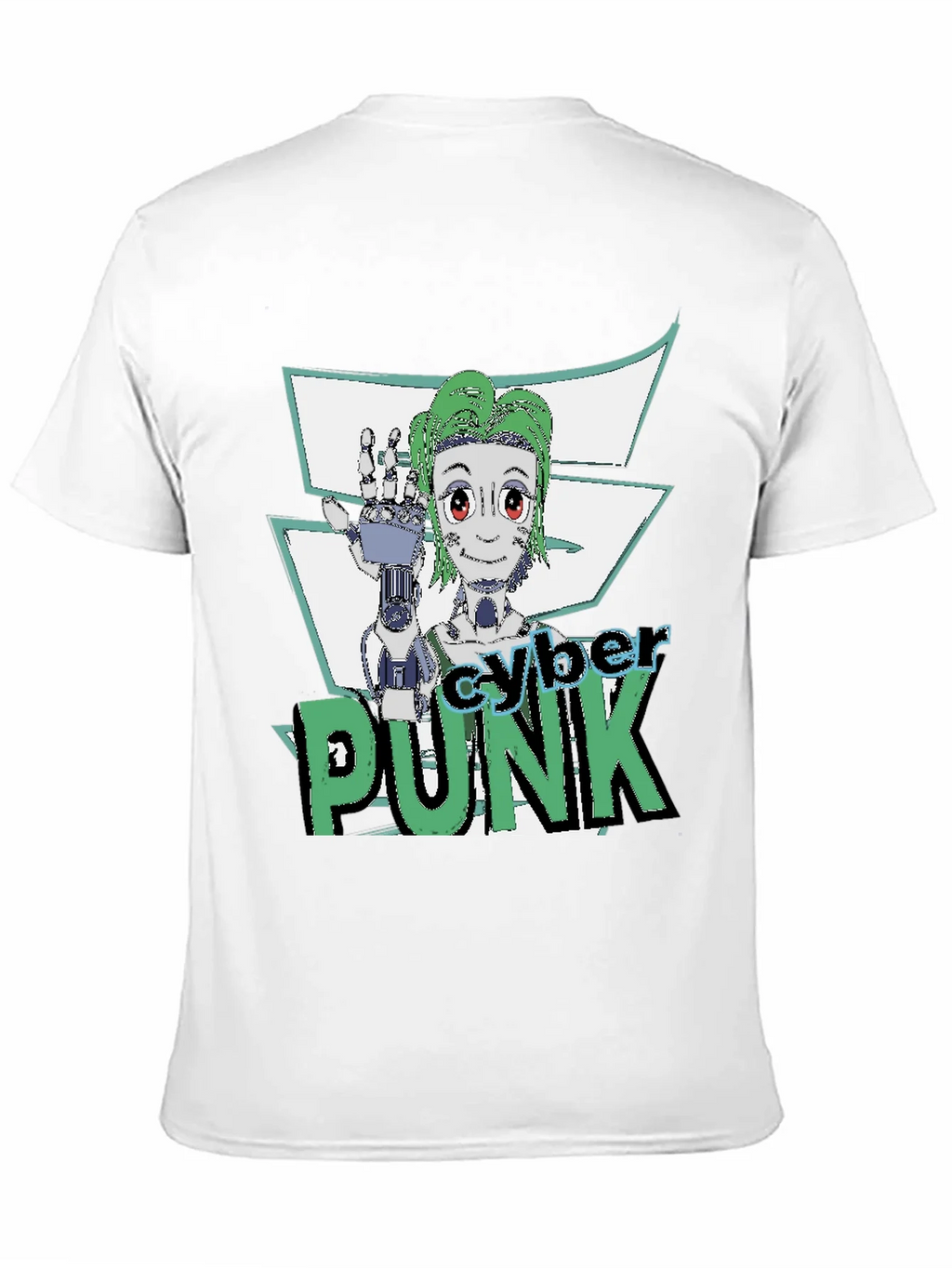 Cyberpunk Graphic Tee - Futuristic Style