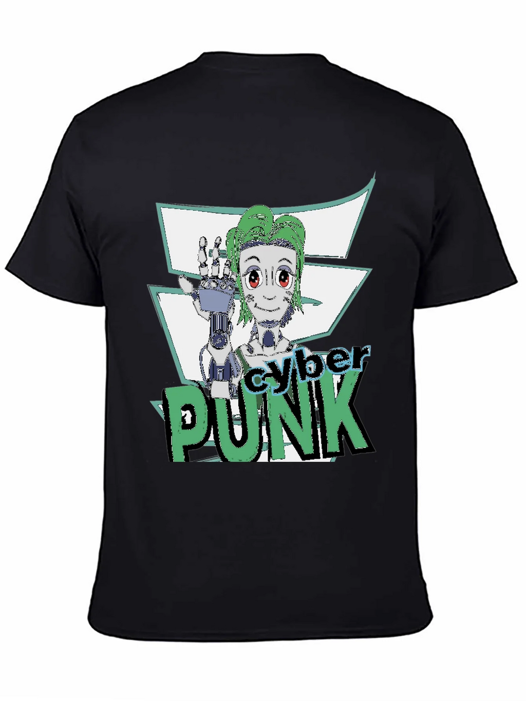Cyberpunk Graphic Tee - Futuristic Style