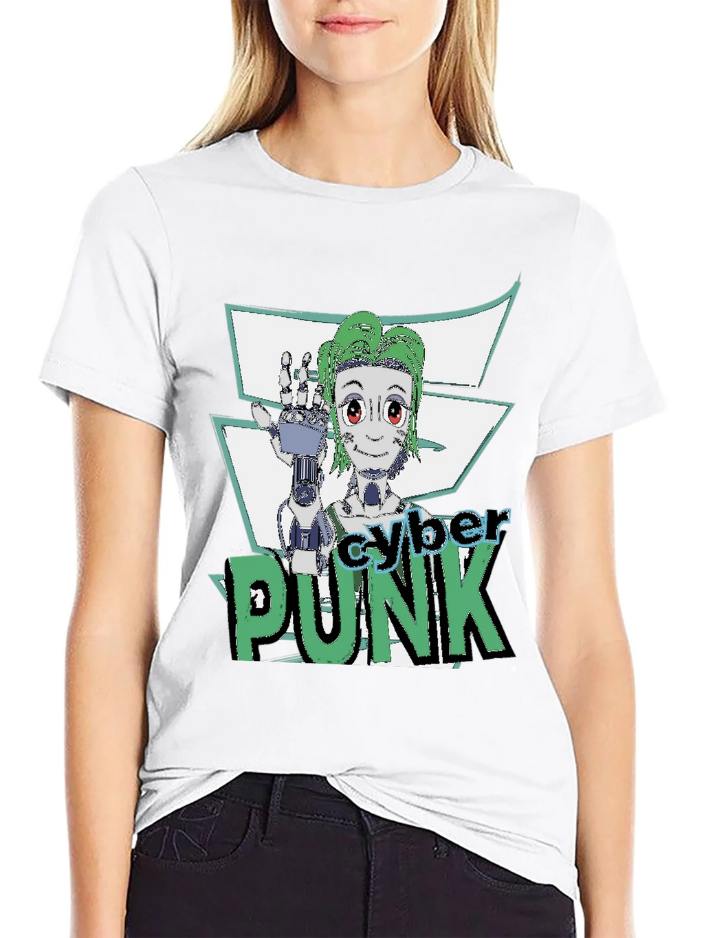 Cyberpunk Graphic Tee - Futuristic Style