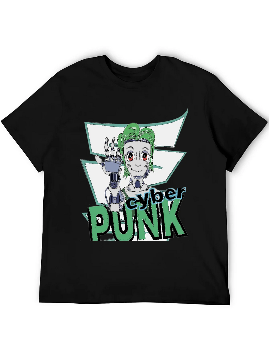 Cyberpunk Graphic Tee - Futuristic Style