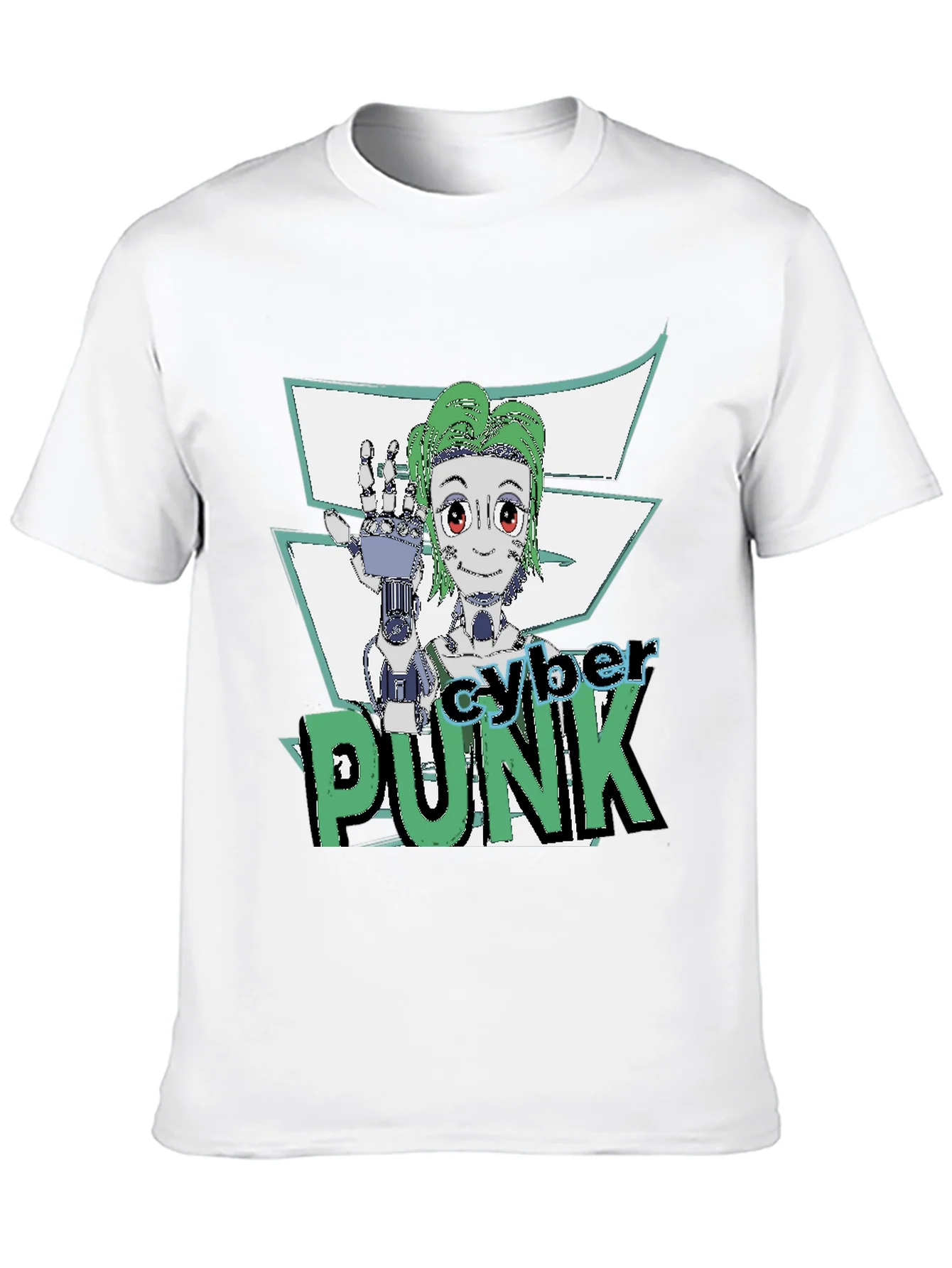 Cyberpunk Graphic Tee - Futuristic Style