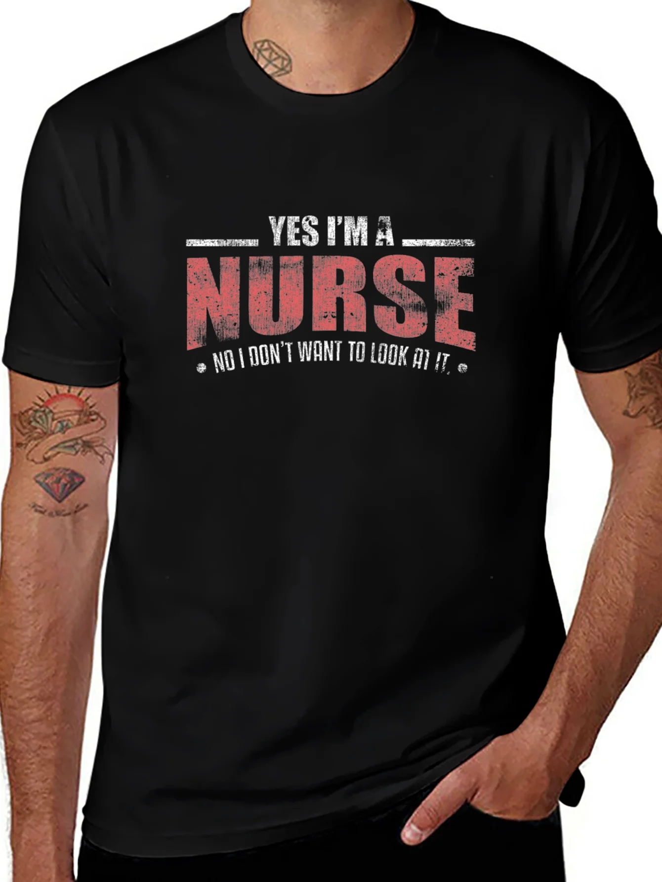 Yes Im a Nurse T-Shirt - Humorous Medical Apparel