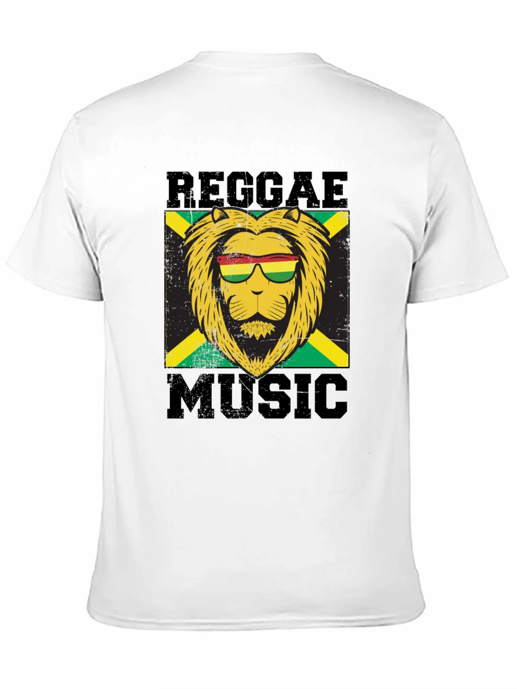 Reggae Music Lion Graphic T-Shirt