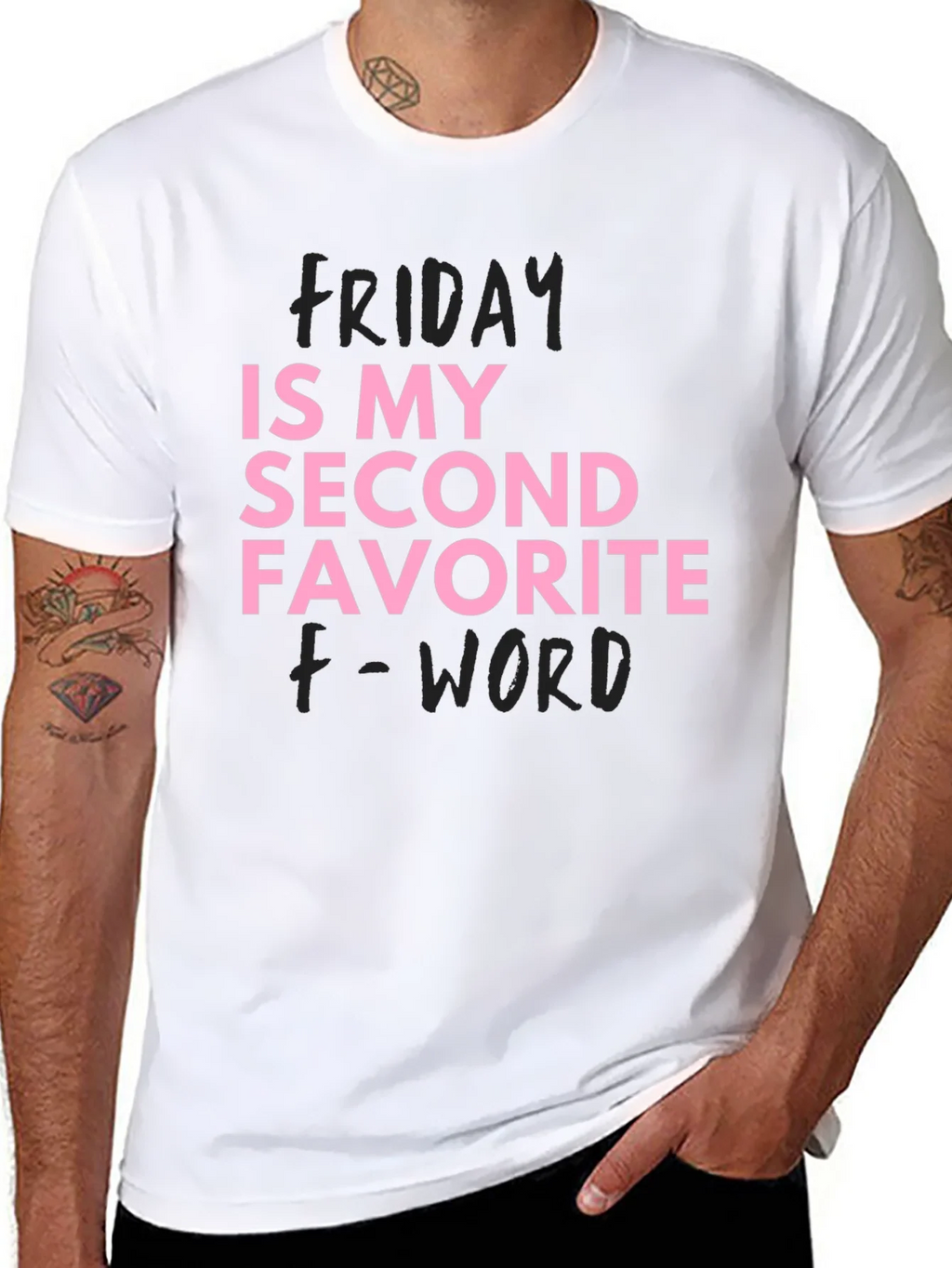 Funny Friday T-Shirt Second Favorite F-Word