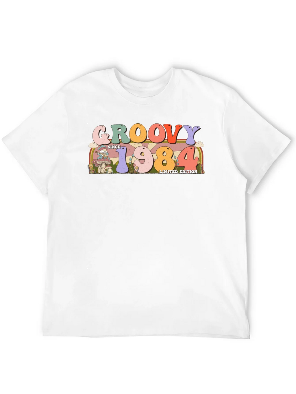 Groovy Since 1984 Black Graphic Tee
