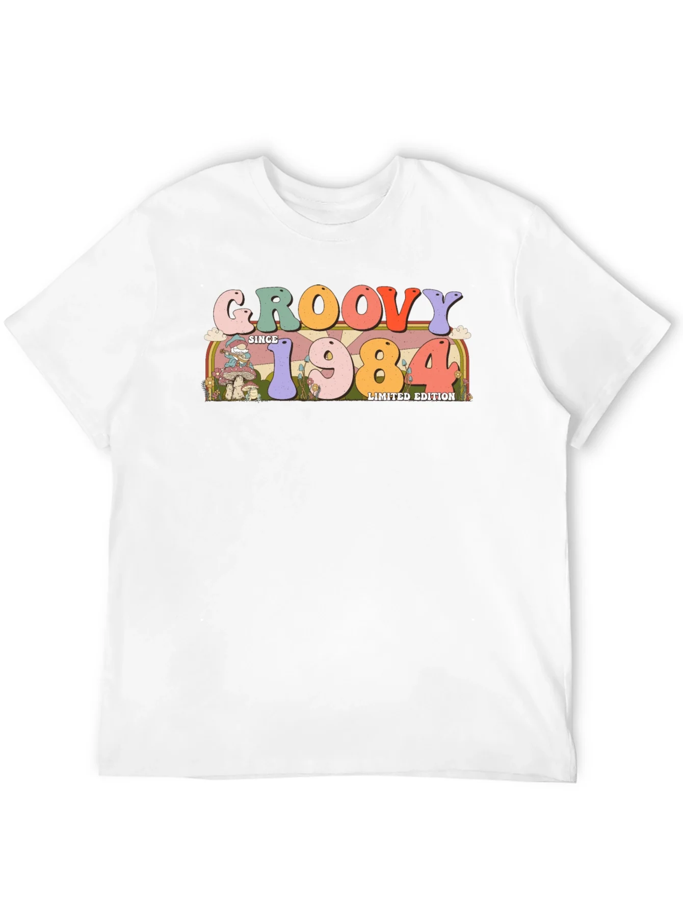 Groovy Since 1984 Black Graphic Tee