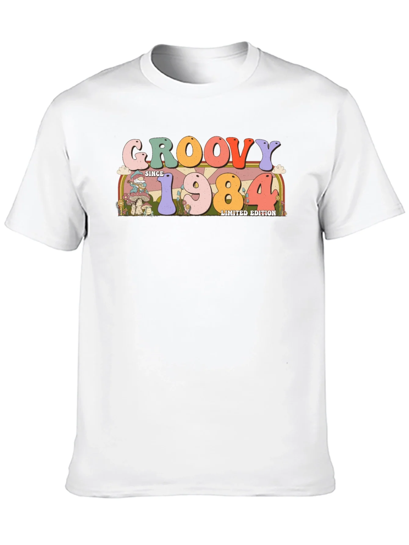 Groovy Since 1984 Black Graphic Tee