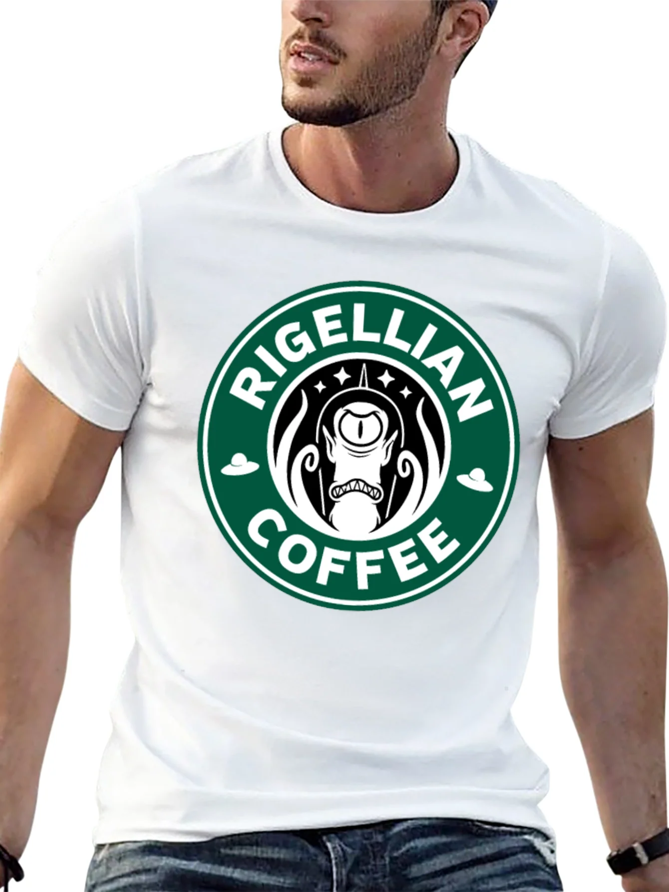 Rigellian Coffee T-Shirt - Alien Parody Tee