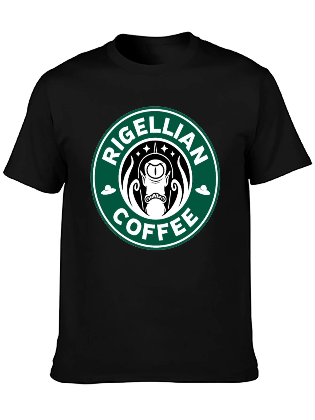 Rigellian Coffee T-Shirt - Alien Parody Tee