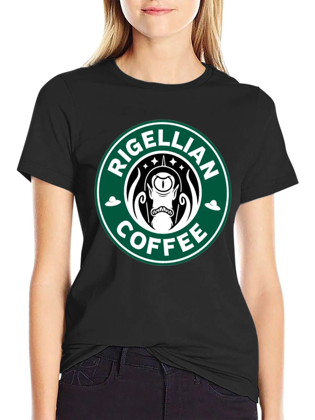 Rigellian Coffee T-Shirt - Alien Parody Tee