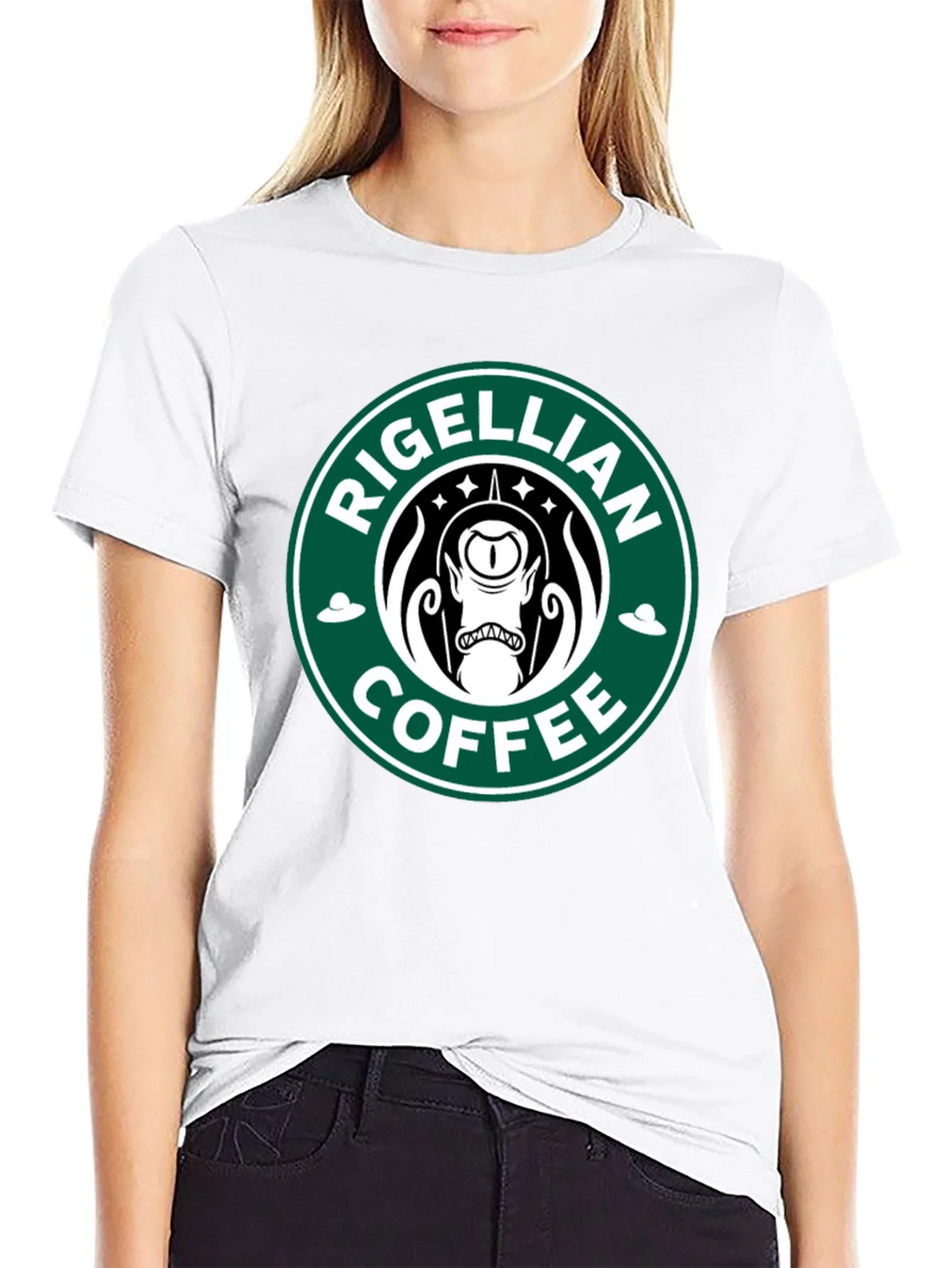 Rigellian Coffee T-Shirt - Alien Parody Tee