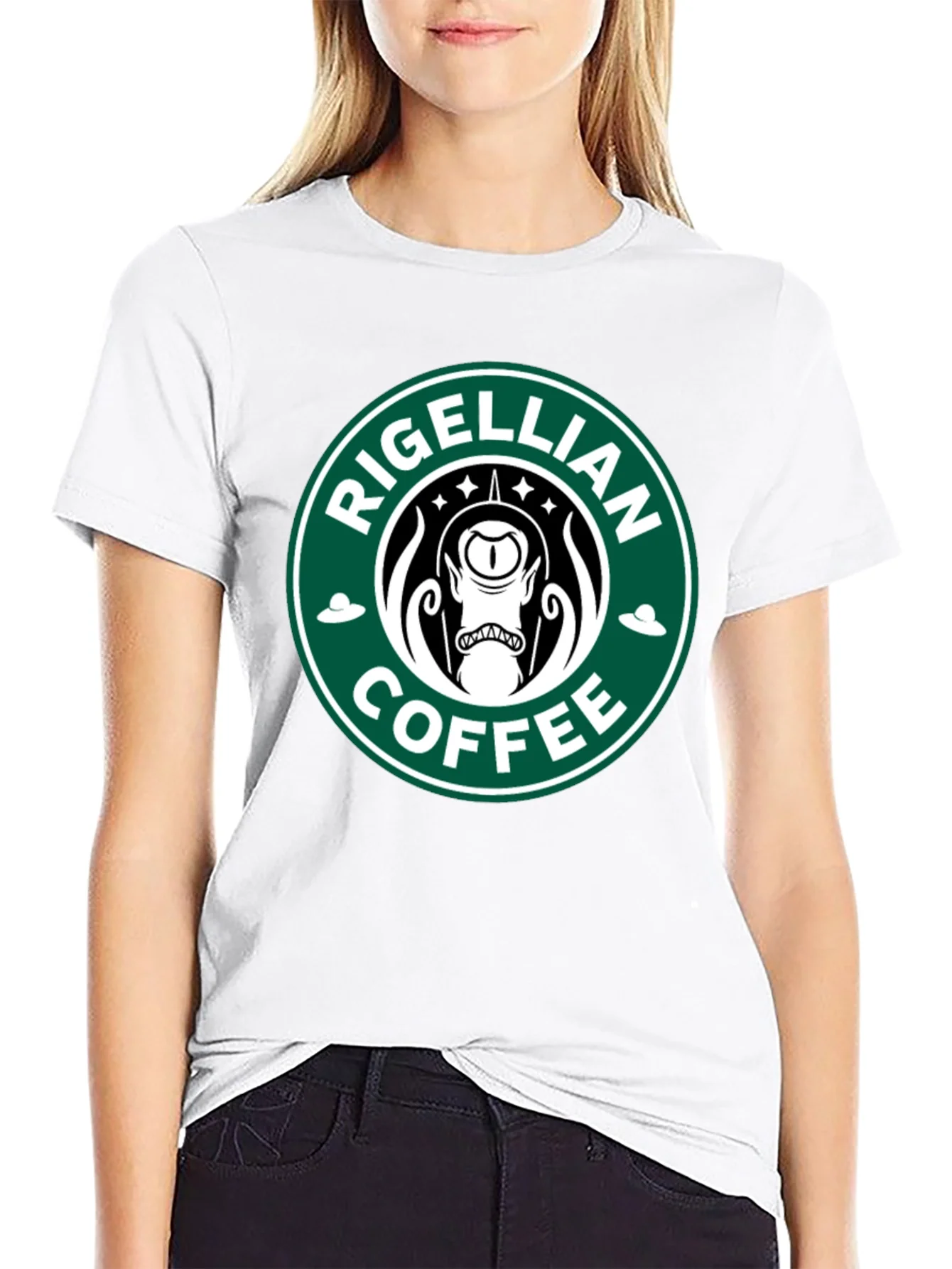 Rigellian Coffee T-Shirt - Alien Parody Tee