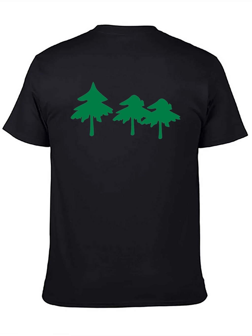 Nature Inspired Graphic Tee - Black