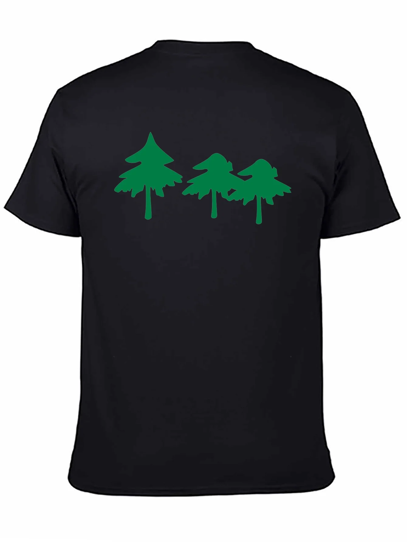 Nature Inspired Graphic Tee - Black