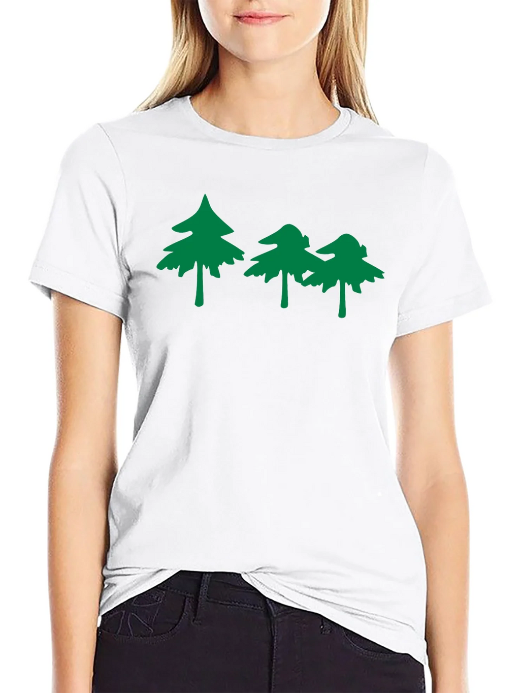 Nature Inspired Graphic Tee - Black