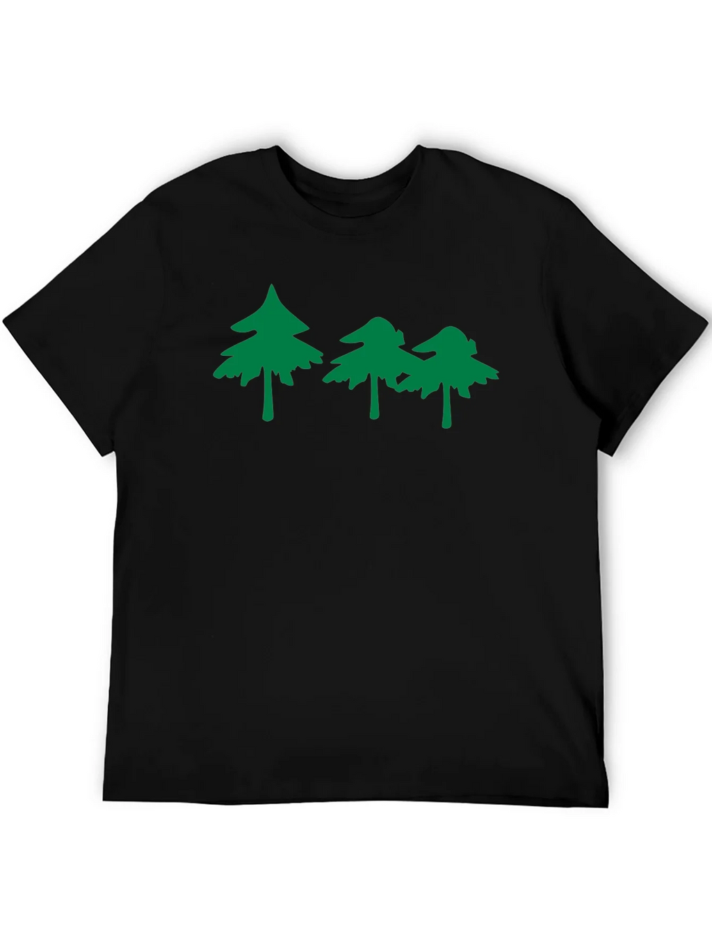 Nature Inspired Graphic Tee - Black