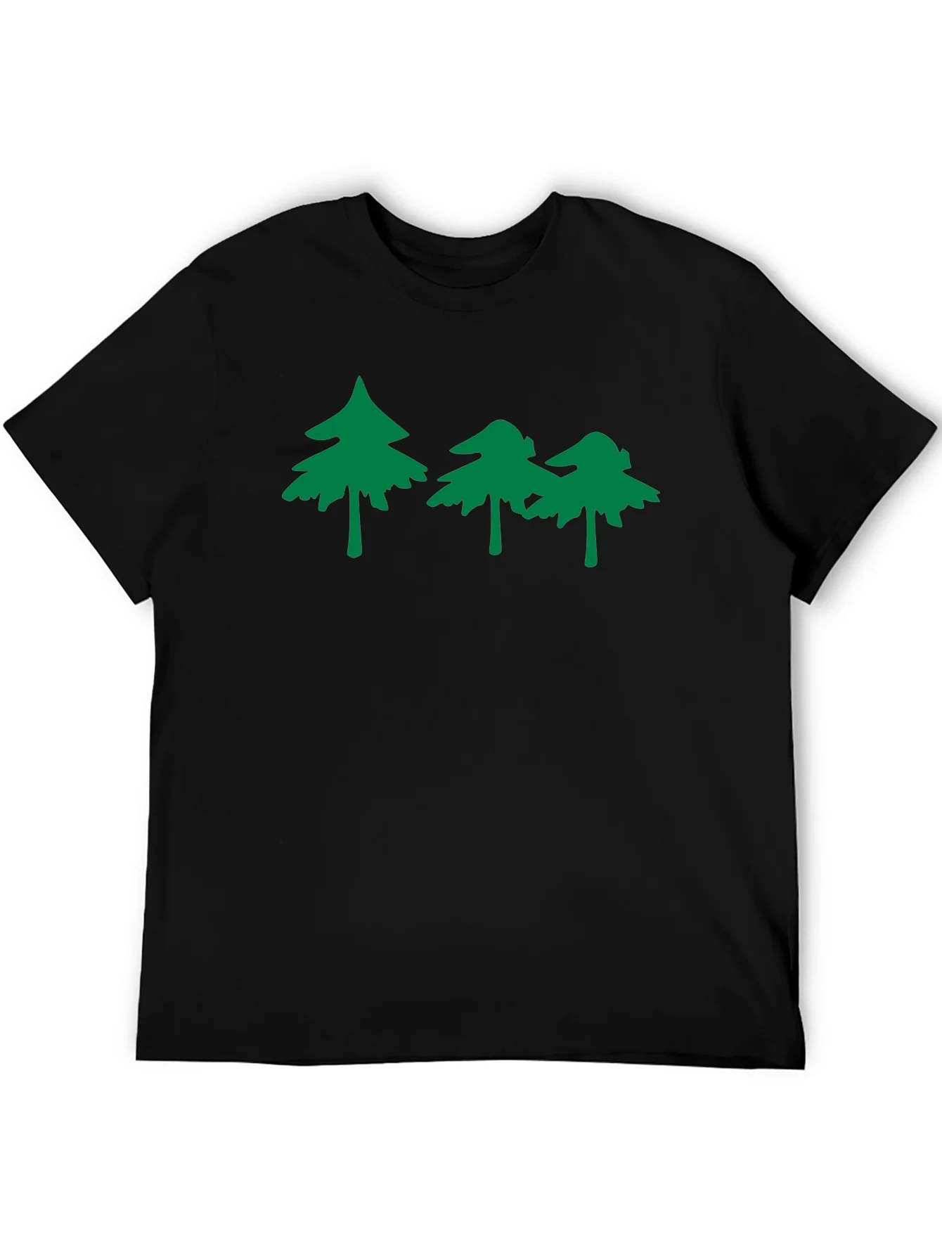 Nature Inspired Graphic Tee - Black
