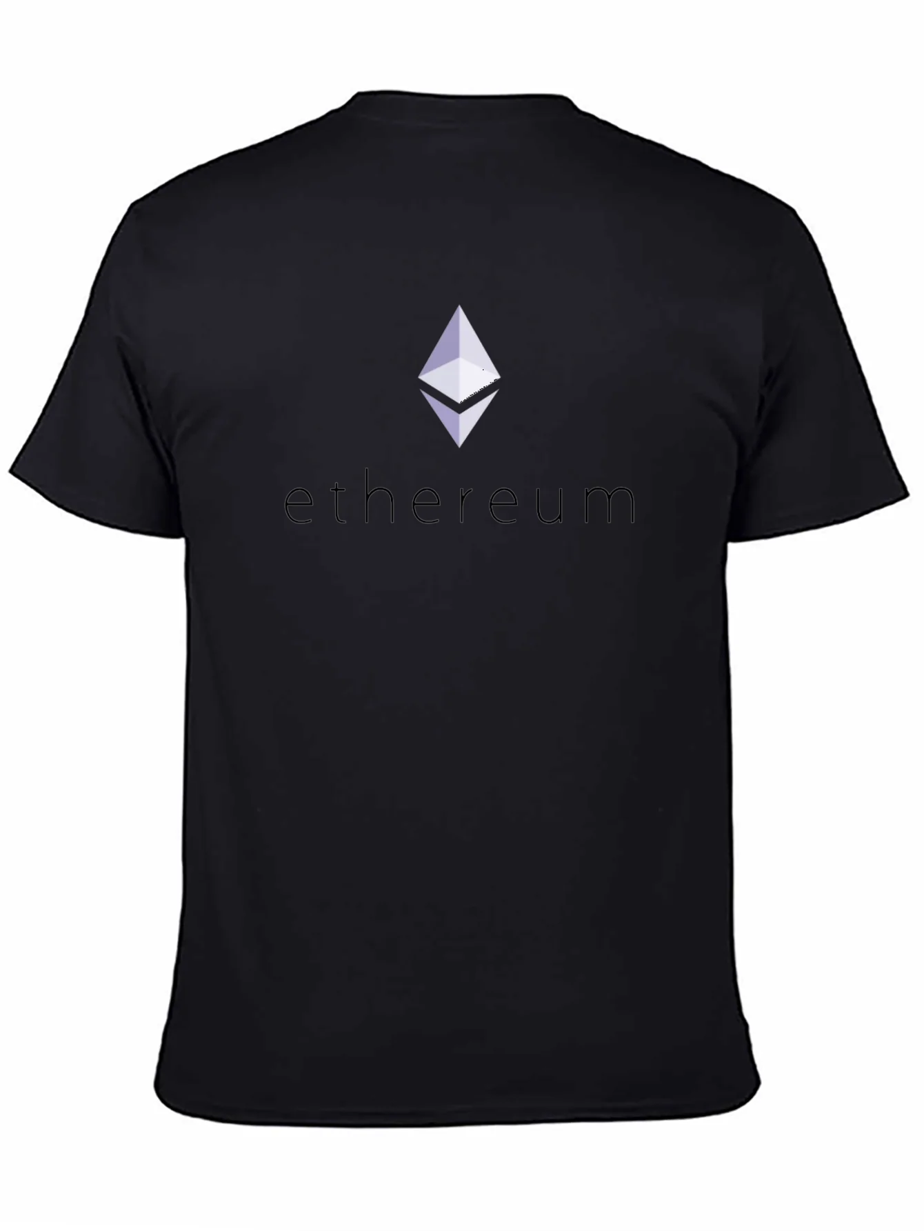 Ethereum Crypto Black T-Shirt - Modern Graphic Tee