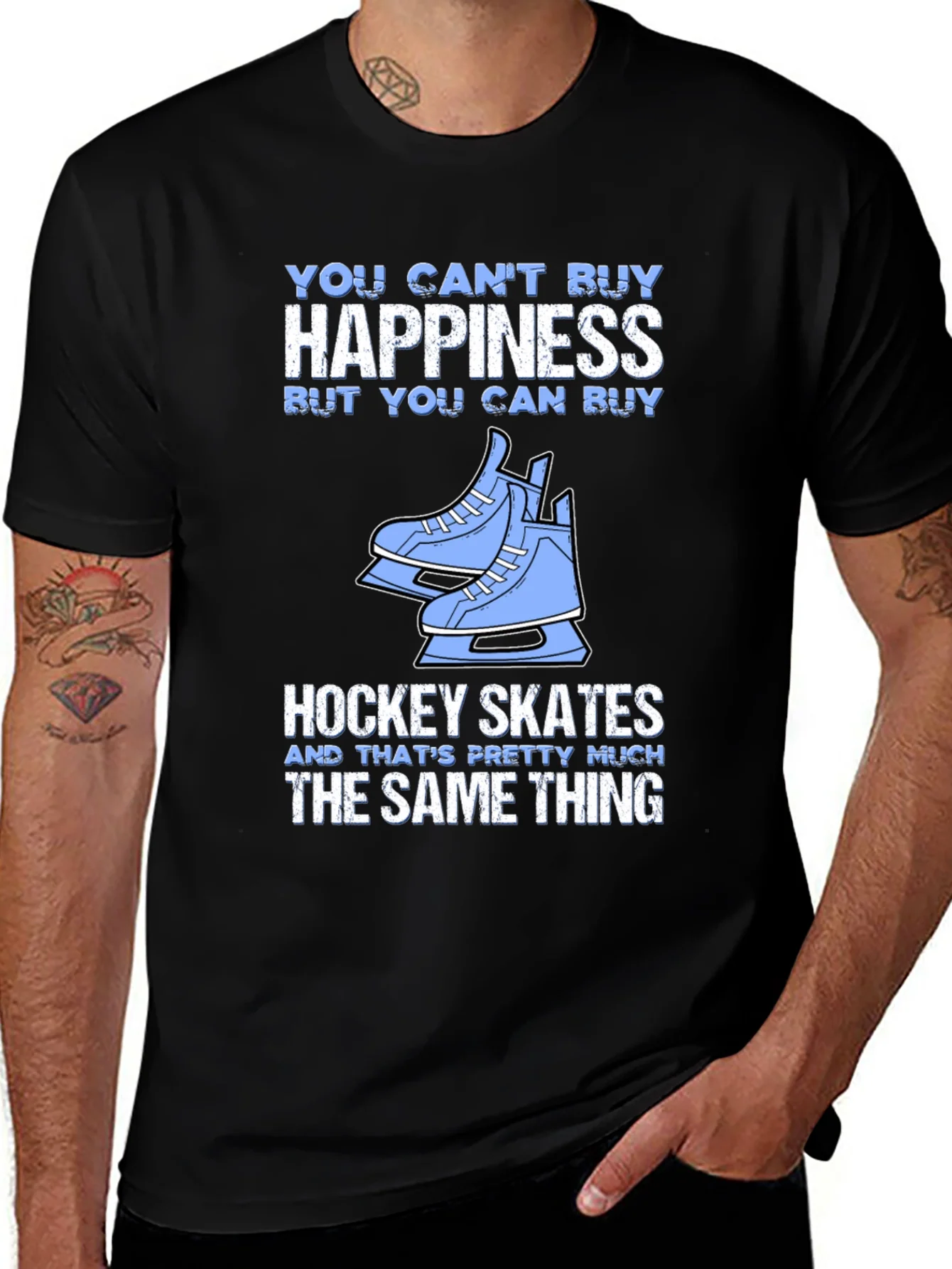Hockey Skates Happiness T-Shirt