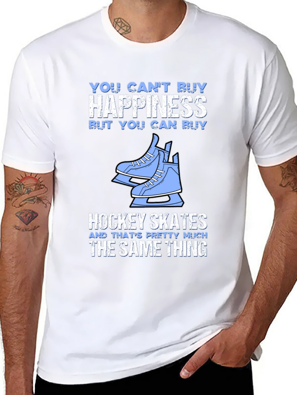 Hockey Skates Happiness T-Shirt