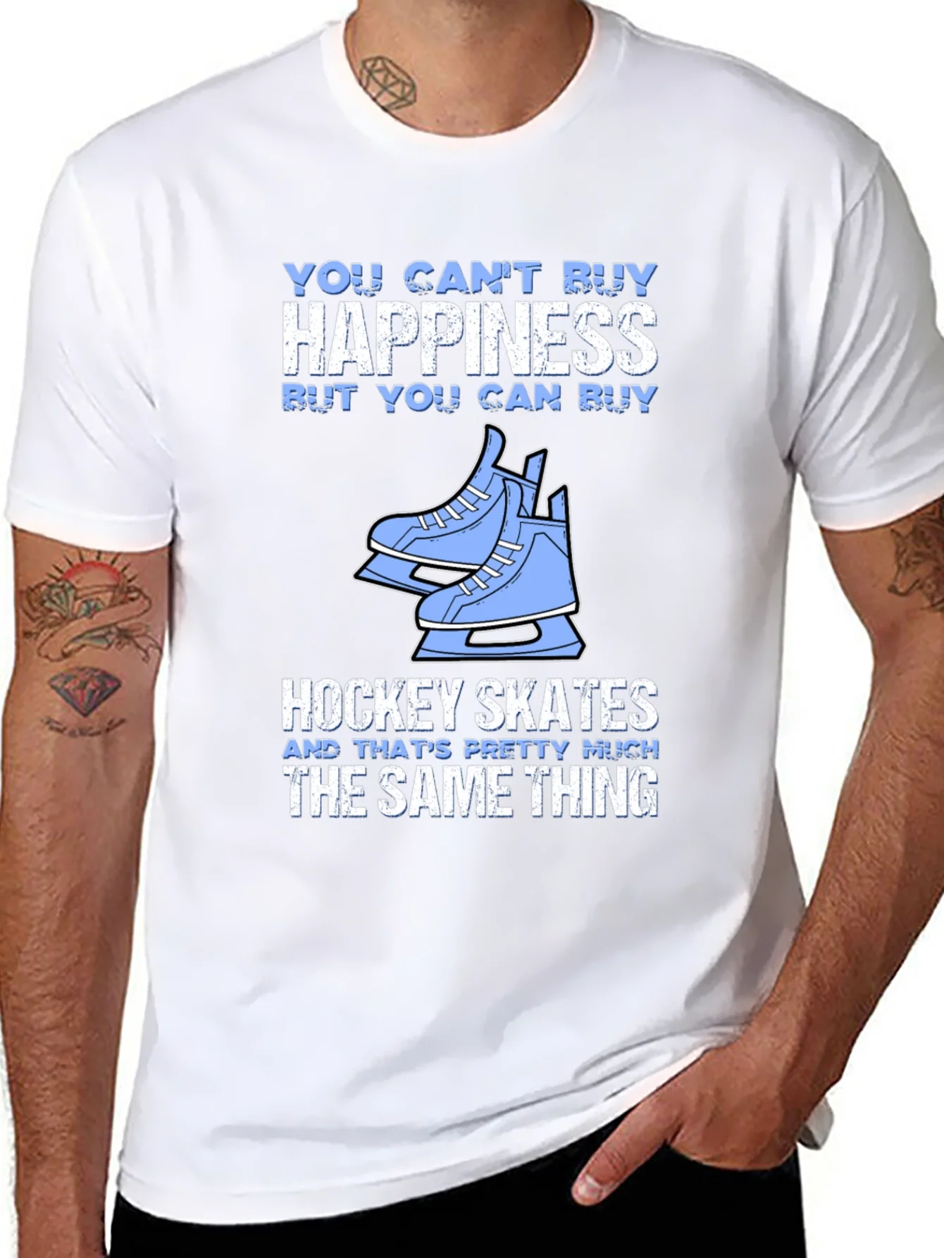 Hockey Skates Happiness T-Shirt