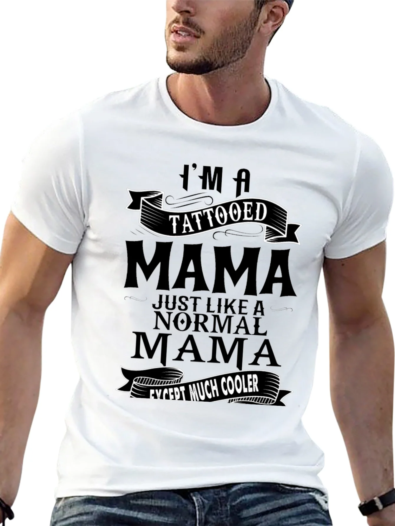 Tattooed Mama Graphic T-Shirt - Cool Mom Tee