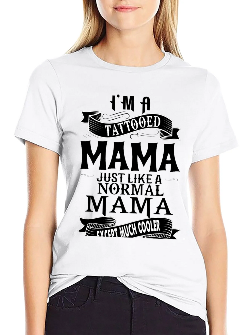 Tattooed Mama Graphic T-Shirt - Cool Mom Tee