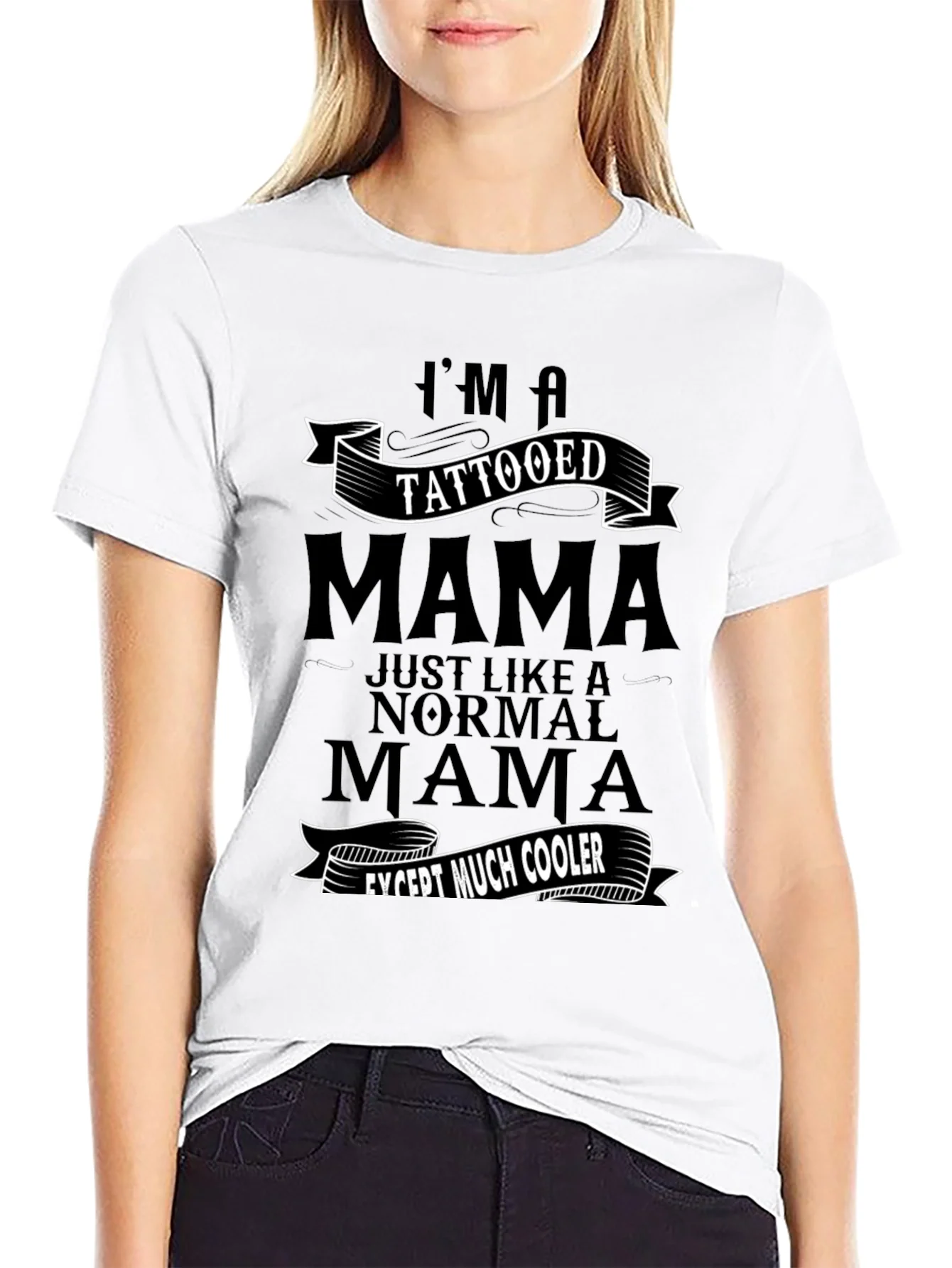 Tattooed Mama Graphic T-Shirt - Cool Mom Tee