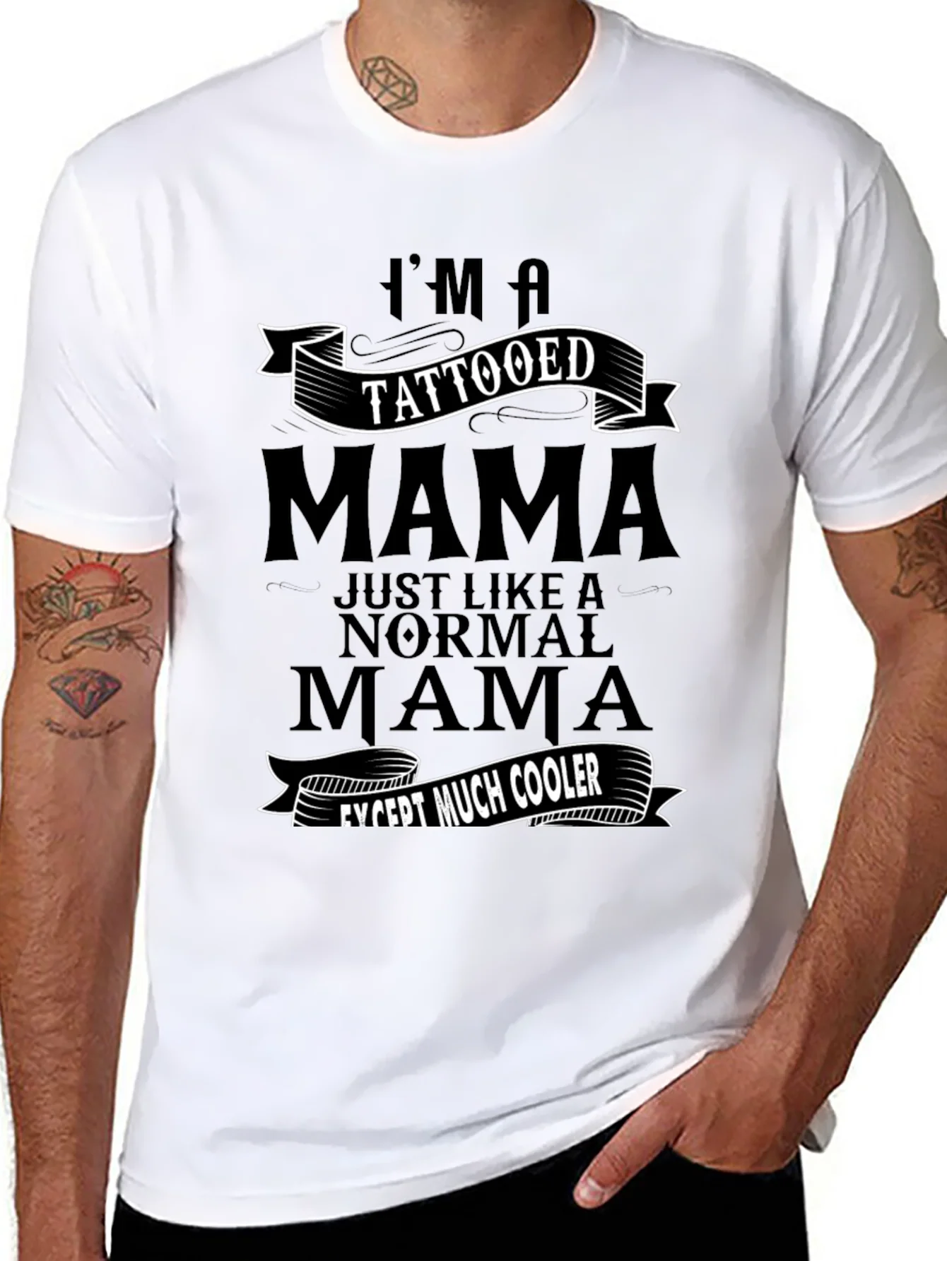 Tattooed Mama Graphic T-Shirt - Cool Mom Tee