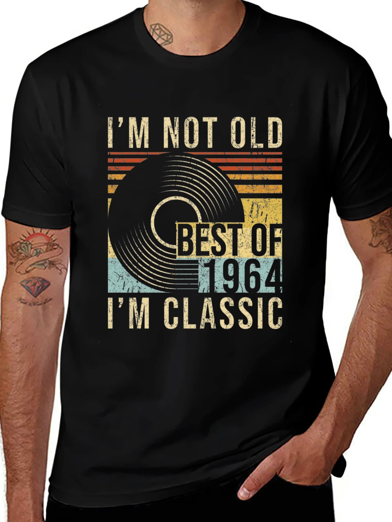 Im Not Old Im Classic 1964 Black T-Shirt