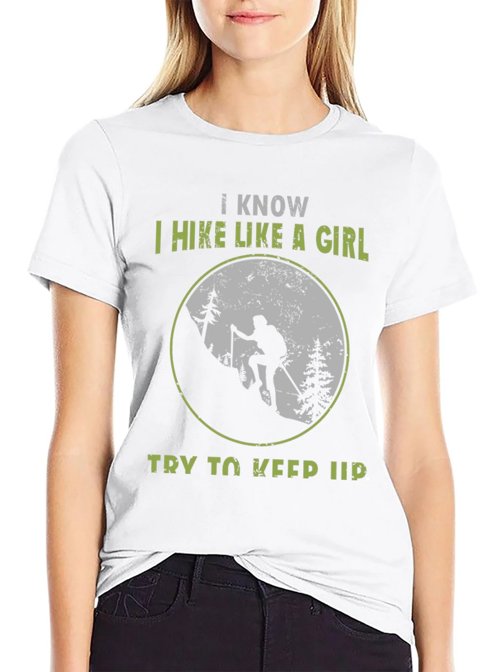 Hike Like a Girl T-Shirt - Outdoor Adventure