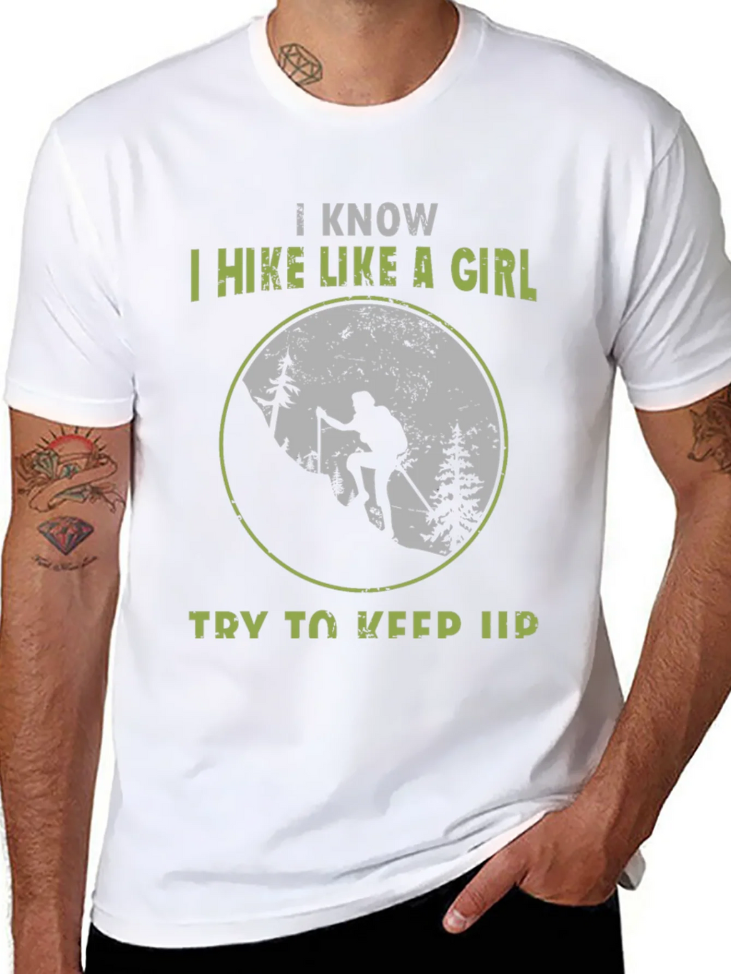 Hike Like a Girl T-Shirt - Outdoor Adventure