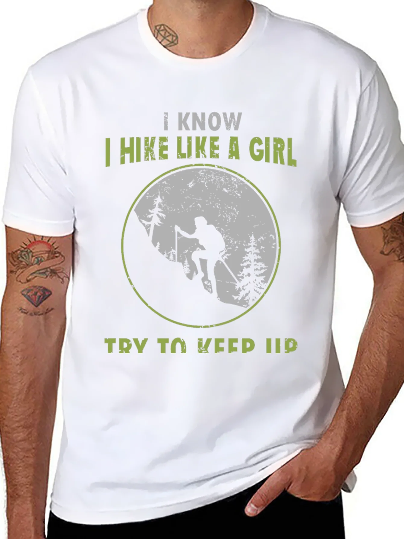 Hike Like a Girl T-Shirt - Outdoor Adventure
