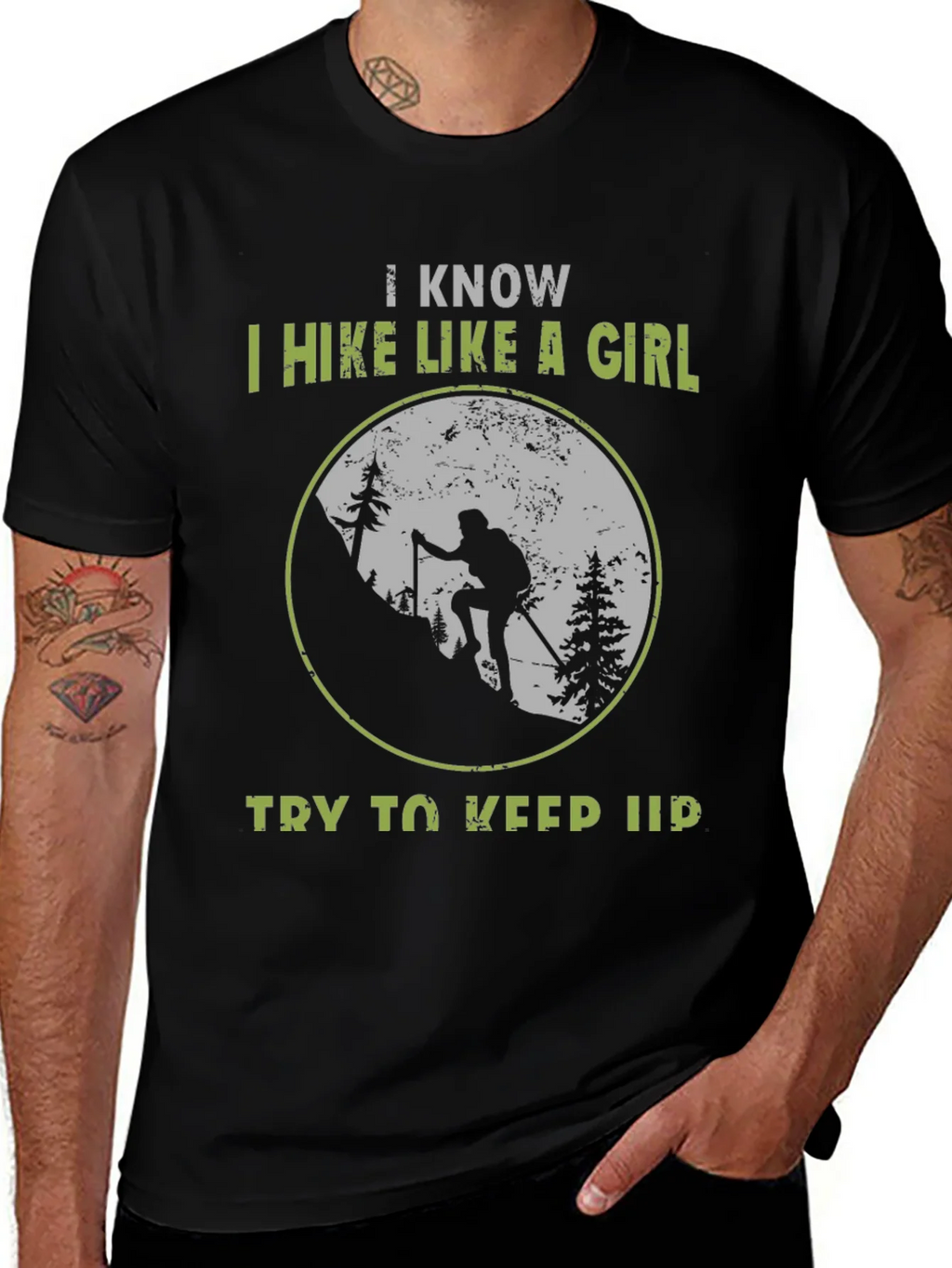 Hike Like a Girl T-Shirt - Outdoor Adventure