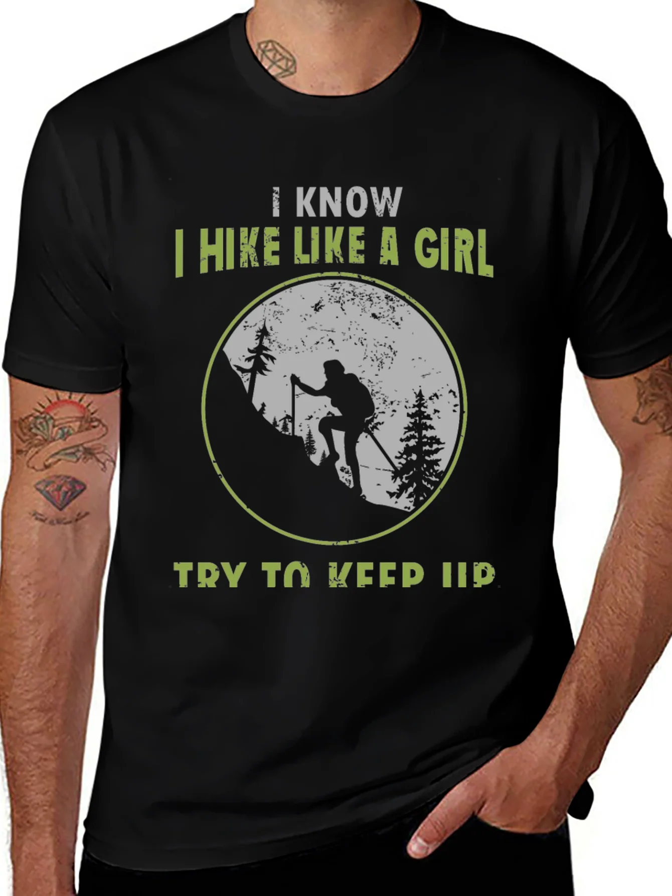 Hike Like a Girl T-Shirt - Outdoor Adventure