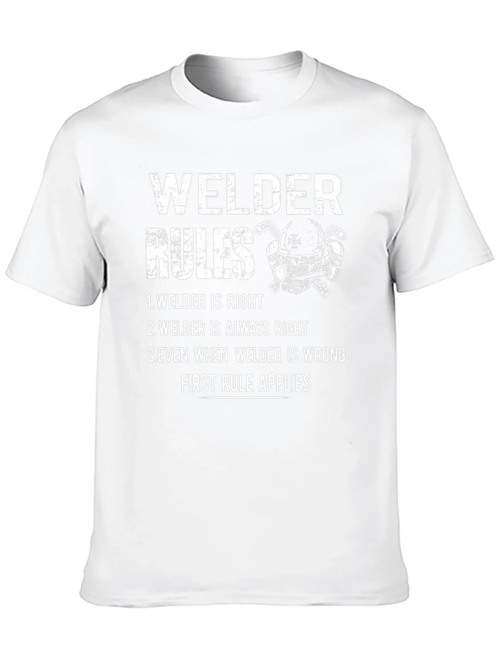 Welder Rules T-Shirt - Funny Welding Tee