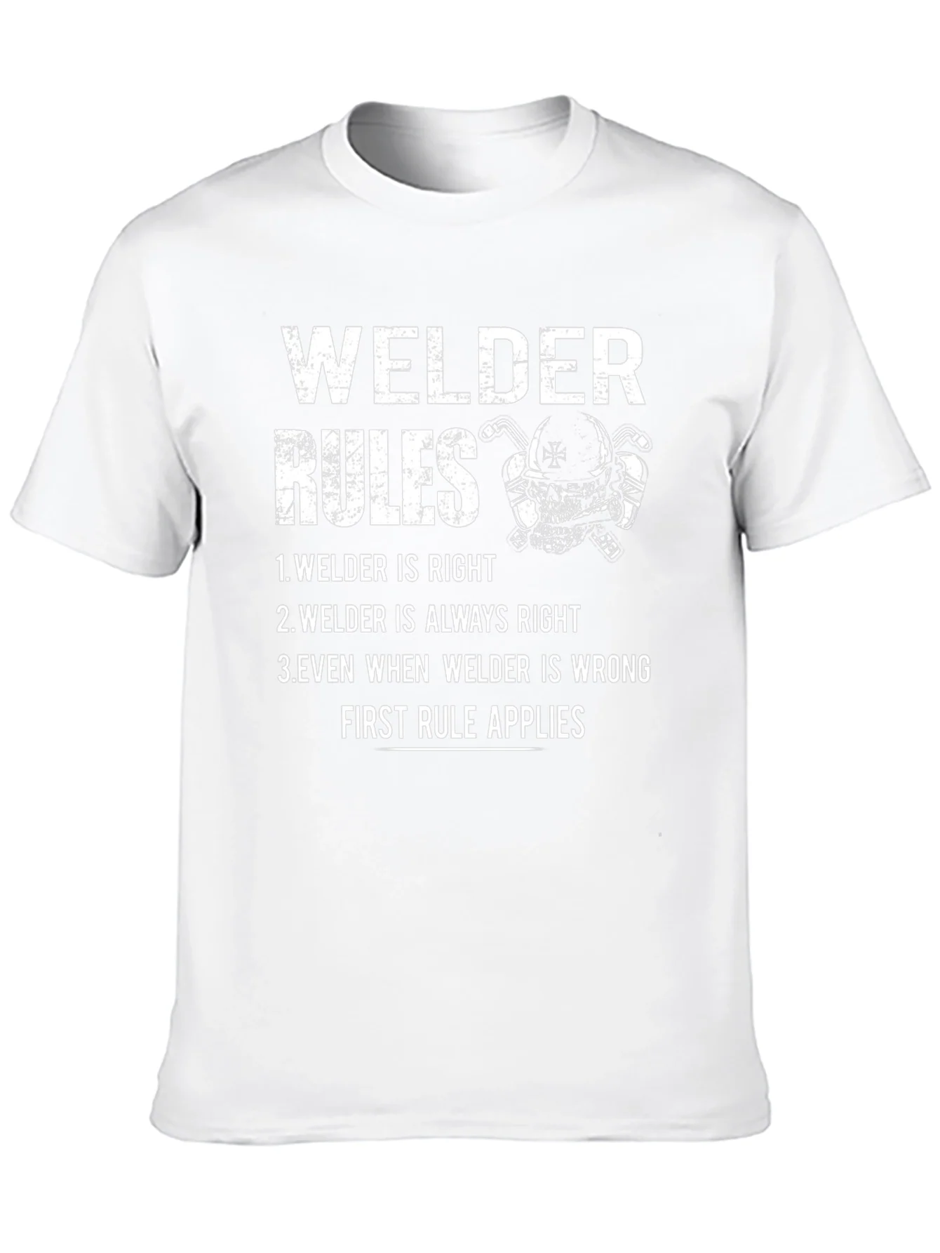 Welder Rules T-Shirt - Funny Welding Tee