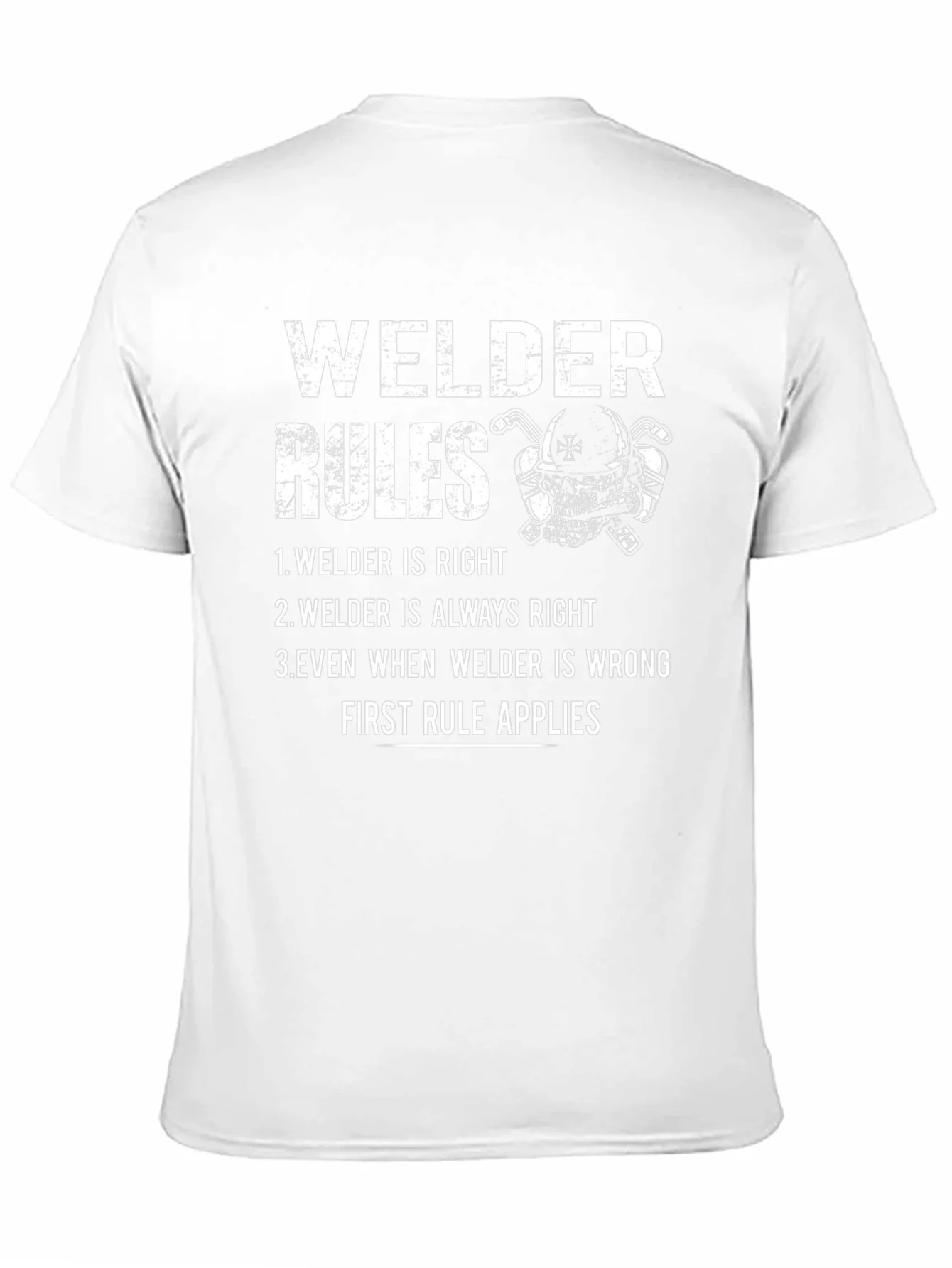 Welder Rules T-Shirt - Funny Welding Tee