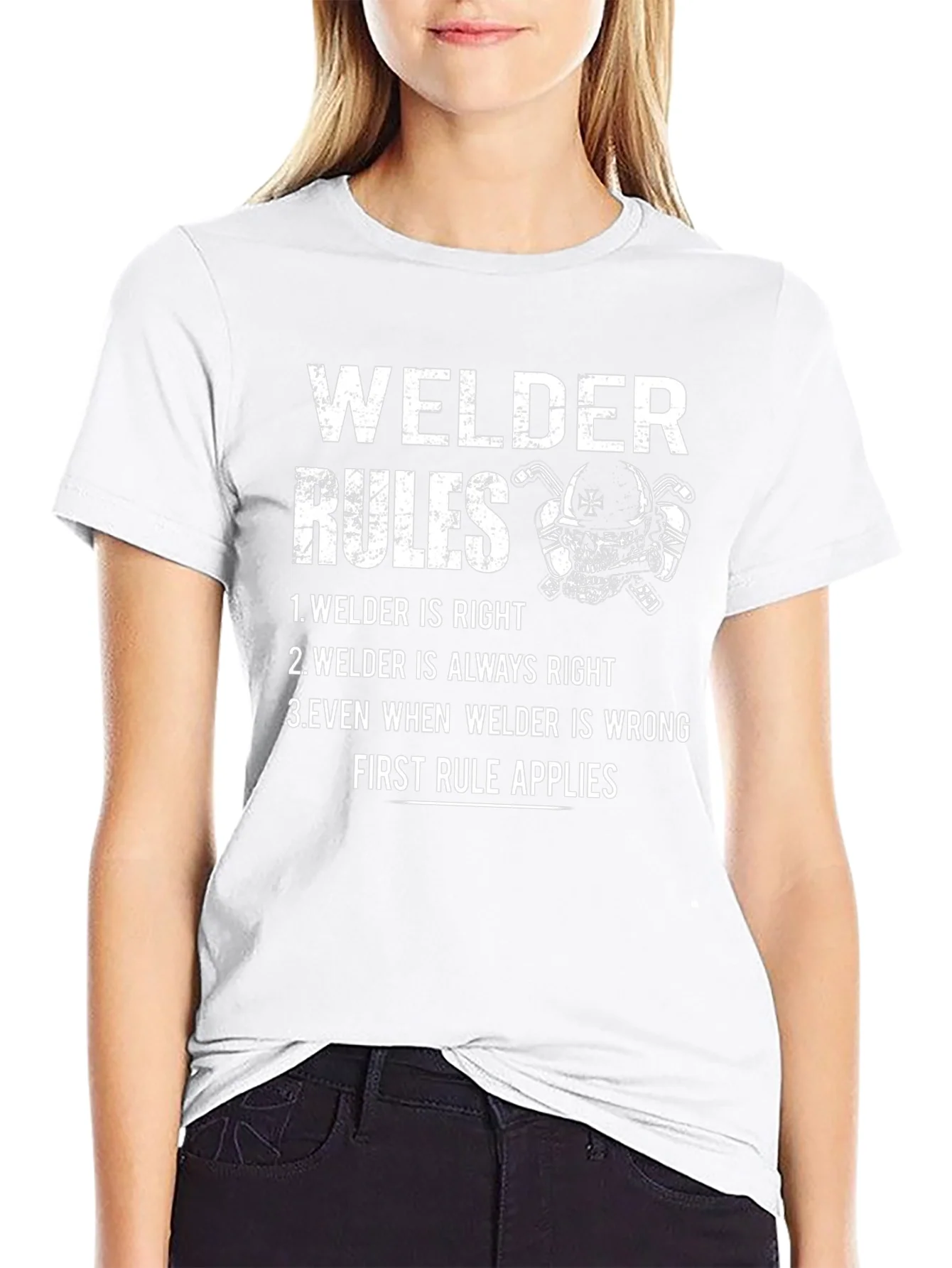 Welder Rules T-Shirt - Funny Welding Tee