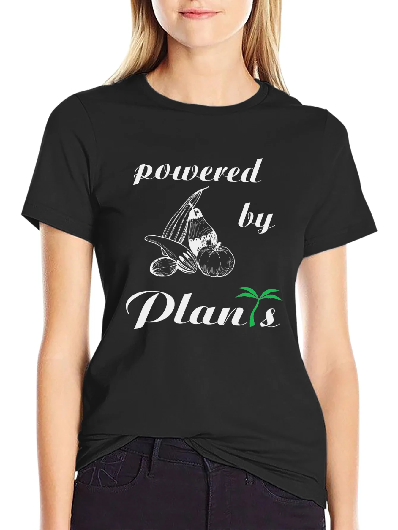 Powered by Plants Graphic T-Shirt