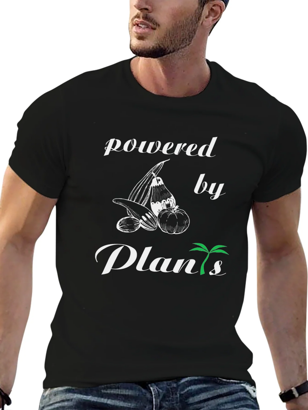 Powered by Plants Graphic T-Shirt