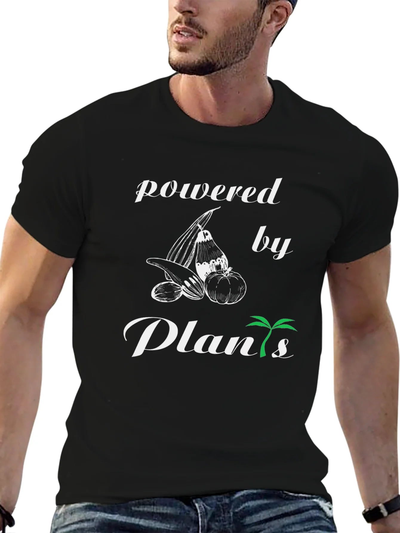 Powered by Plants Graphic T-Shirt