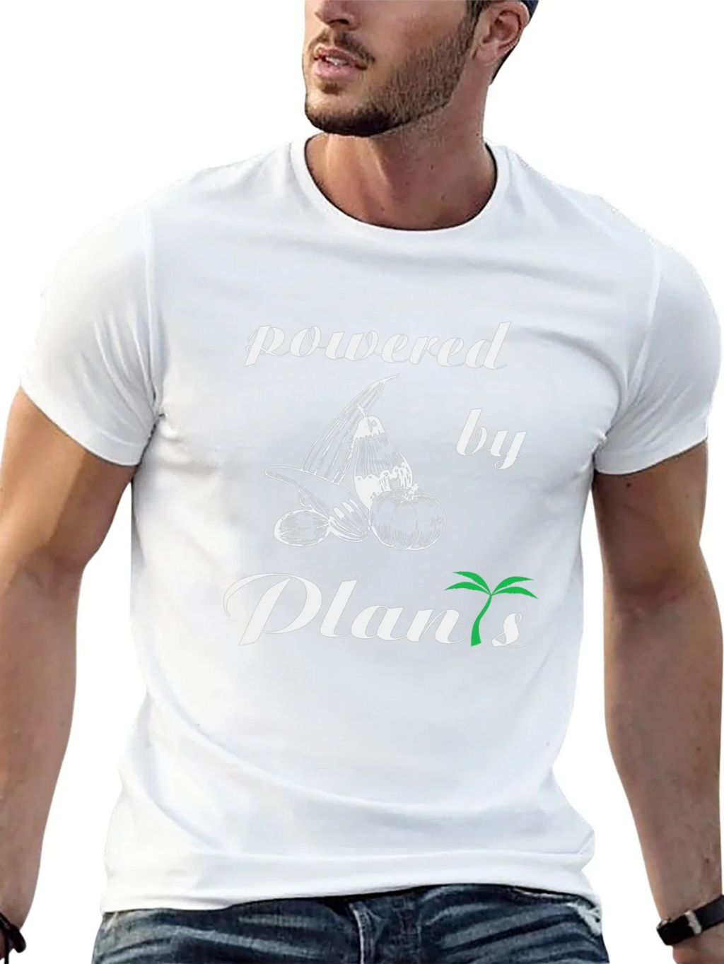 Powered by Plants Graphic T-Shirt