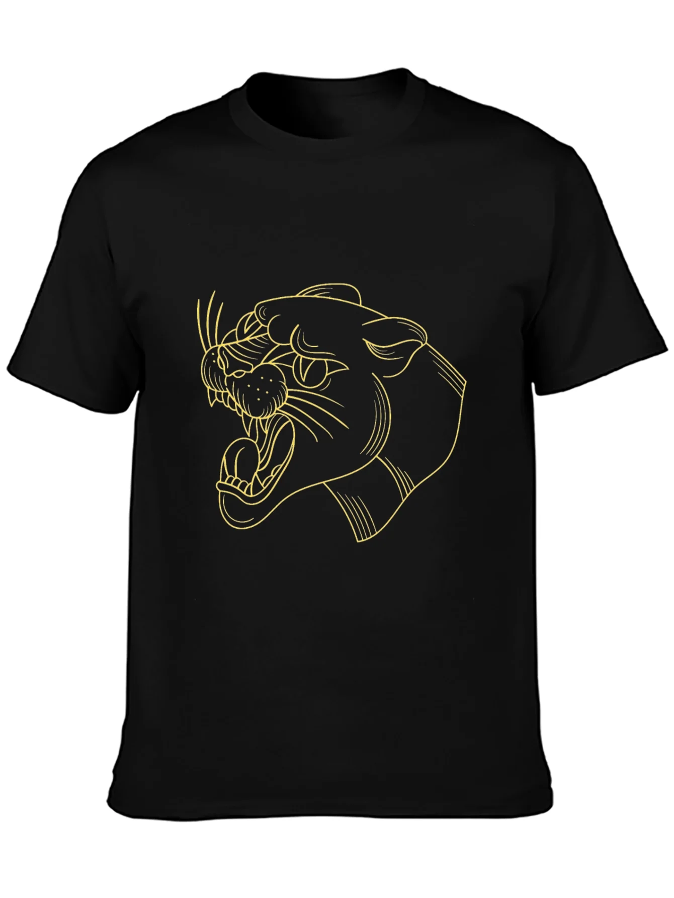 Black Panther Graphic Tee - Stylish Mens T-Shirt