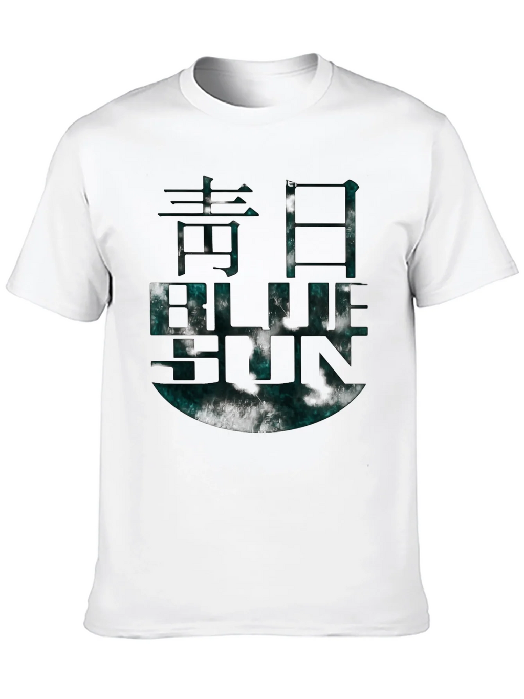 Blue Sun Graphic T-Shirt Black