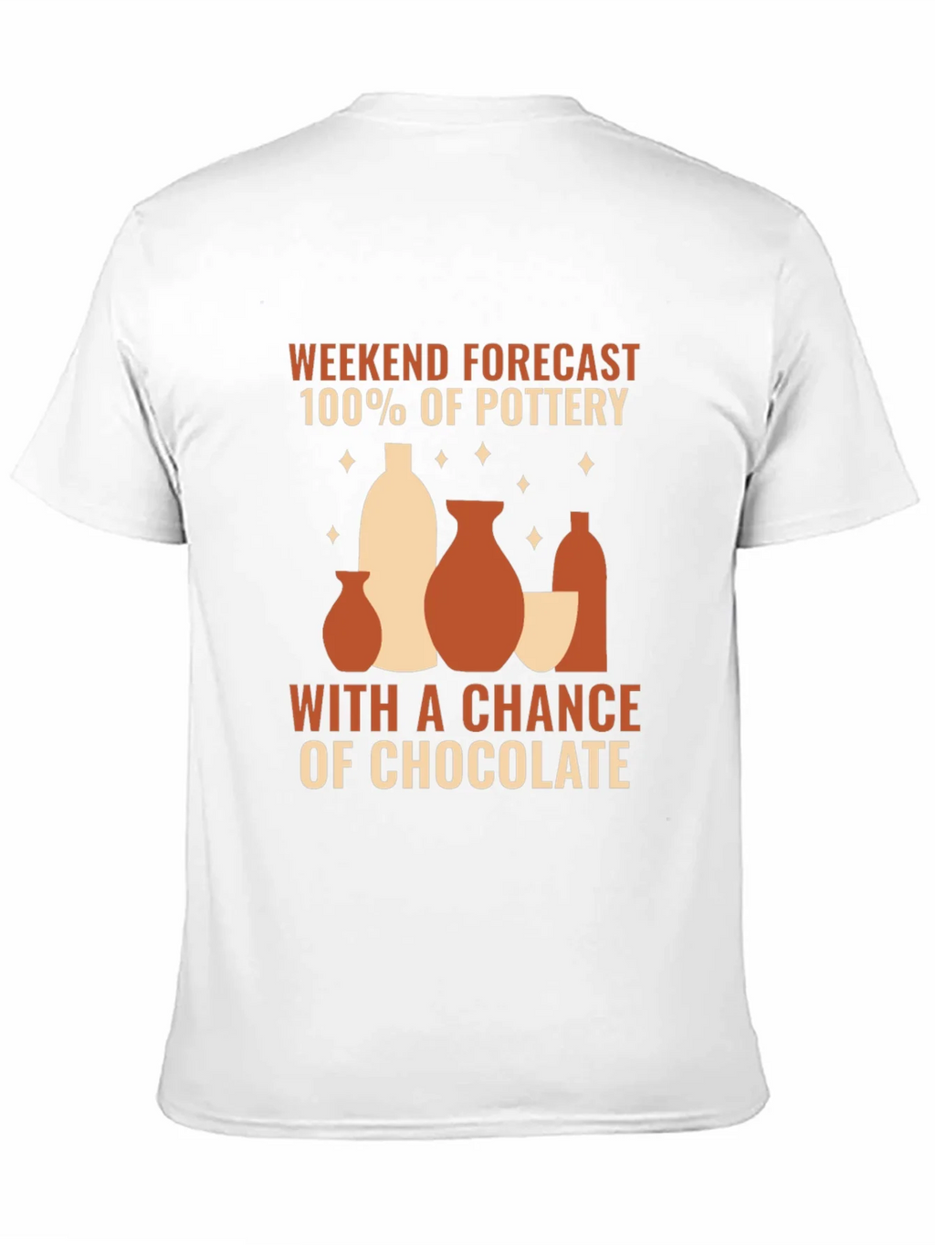 Pottery & Chocolate T-Shirt - Weekend Forecast Tee