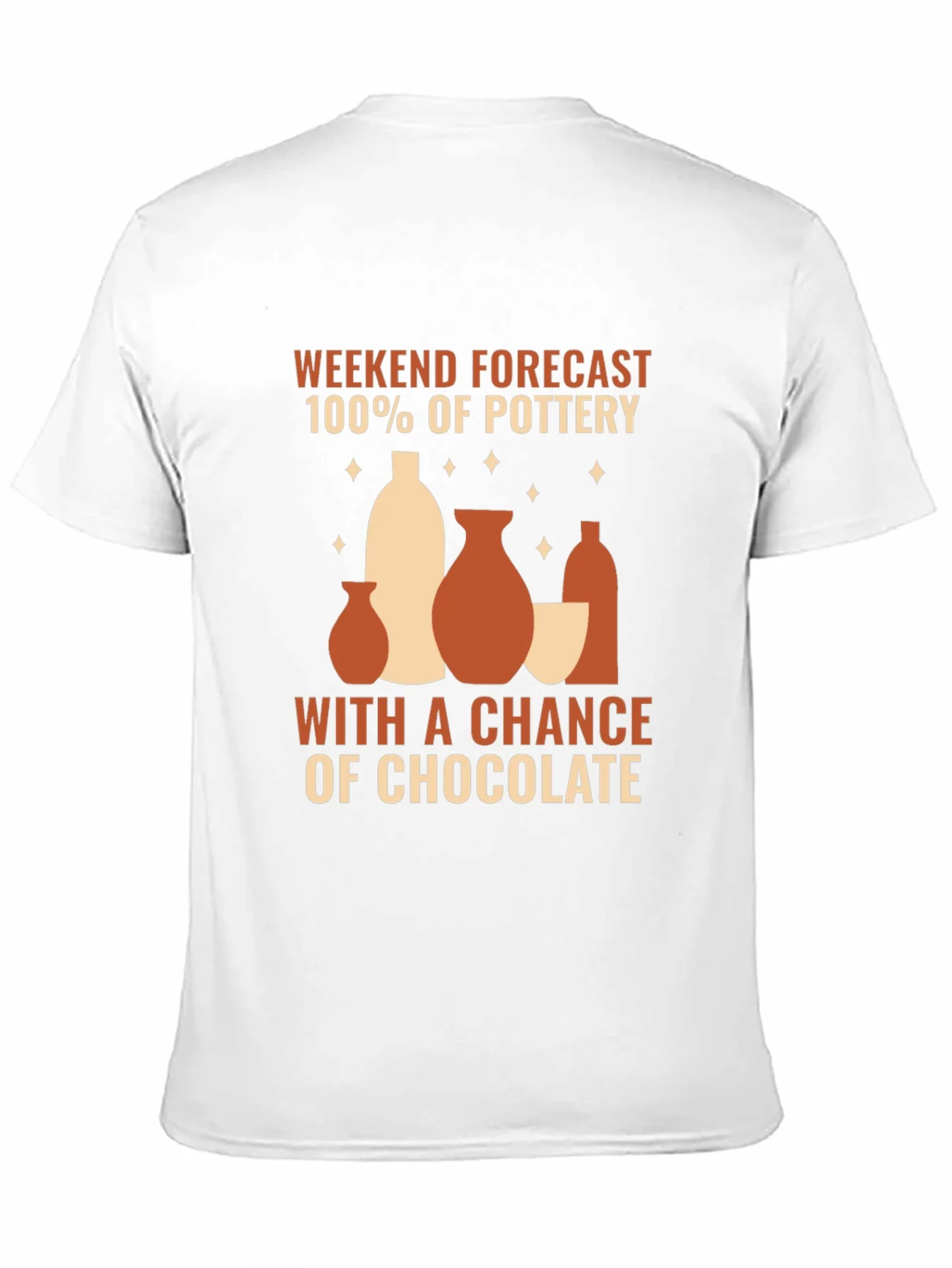 Pottery & Chocolate T-Shirt - Weekend Forecast Tee